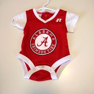 Russell brand infant bodysuit onesie Crimson Tide Alabama Size 0-3 months